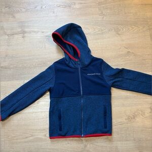 Vineyard Vines Kids' Navy and Red zip up jacket